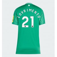 Stroje piłkarskie Newcastle United Tino Livramento #21 Koszulka Wyjazdowej dla damskie 2025-26 Krótki Rękaw